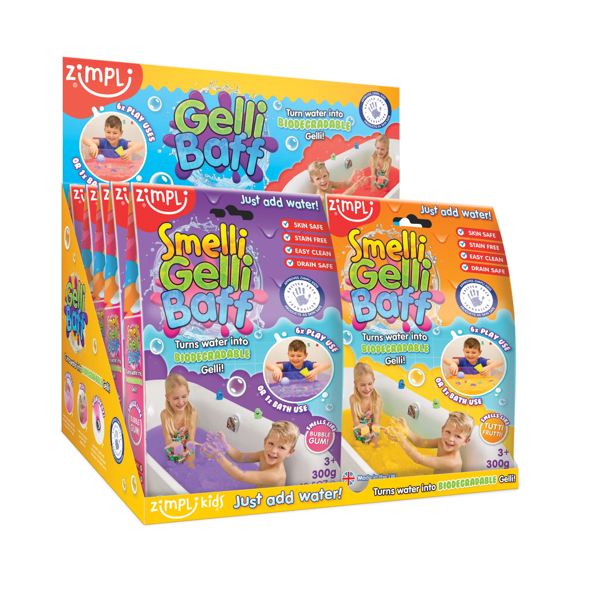 Zimpli Kids - Smelli Gelli Baff Tutti Frutti