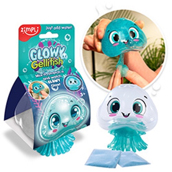 Zimpli Kids - Glowy Gellifish - Light Up Toy