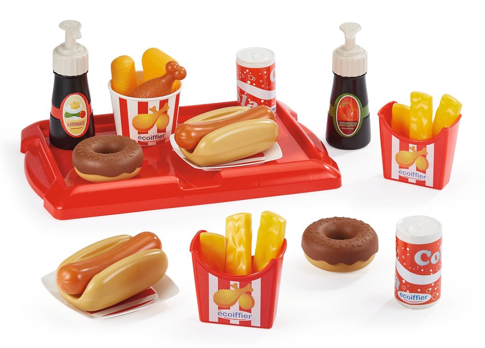 Ecoiffier - Hot Dog Set - A Menu Worthy Of A Fast Food