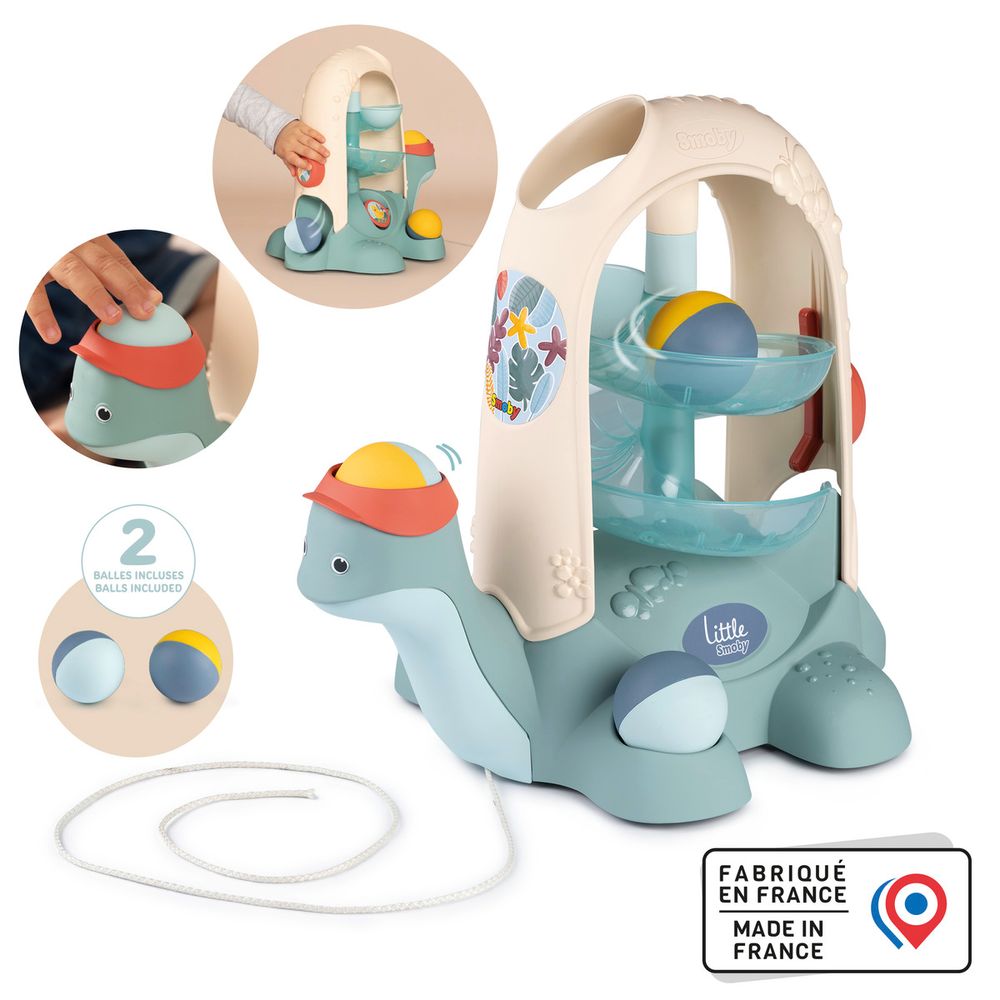 Smoby - Little Turtle With Marble Run