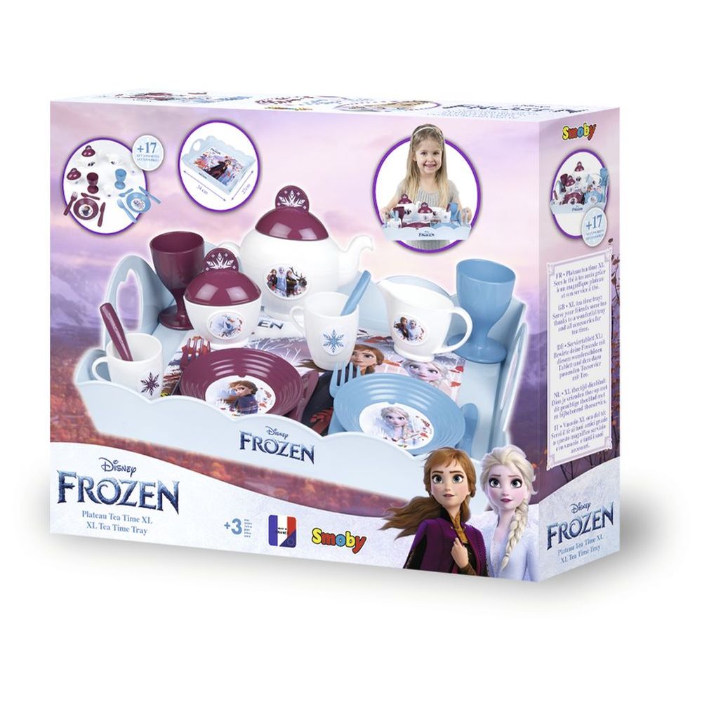 Smoby - Frozen 2 Serving Tray Role Playset - 17+ Pcs