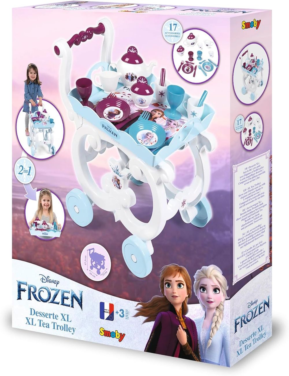 Smoby - Frozen 2 Serving Cart - 17pcs