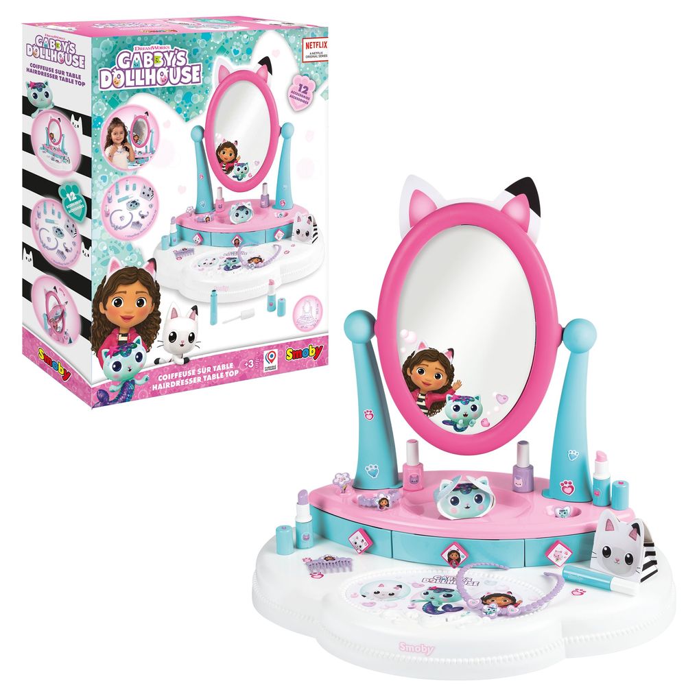Smoby - Gabby Tabletop Dressing Table - 12 Pcs