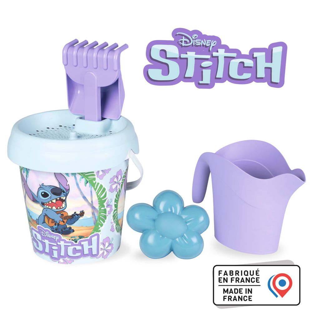 Smoby - Stitch Garnished Beach And Sand Toy Set - Style May Vary - 6 Pc Set
