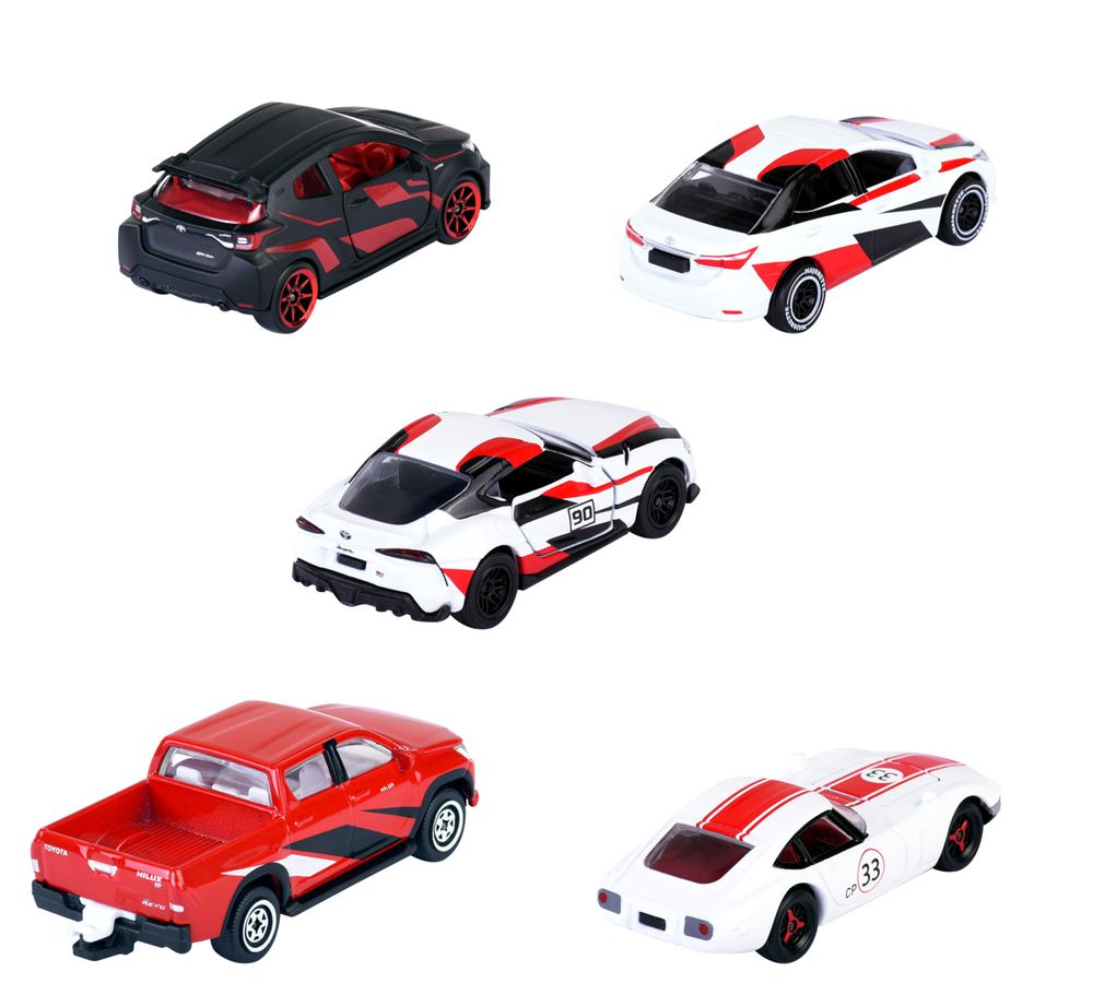 Majorette - Toyota Japan Racer 5 Diecast Cars