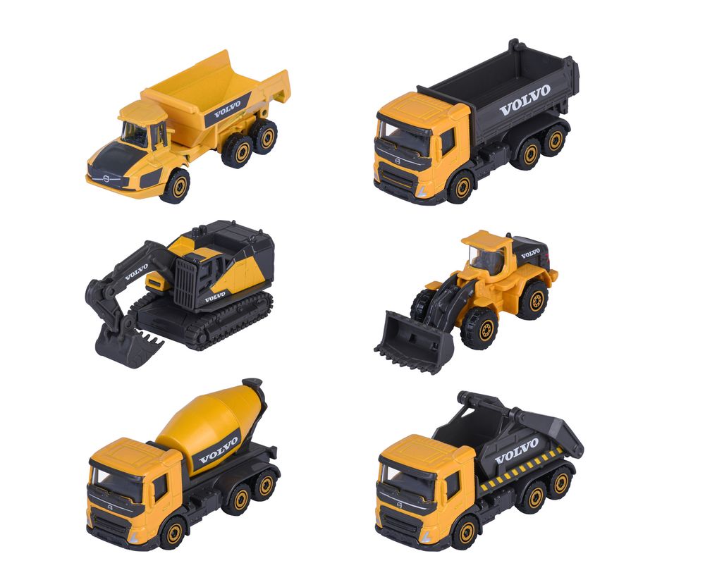 Majorette - Volvo Construction Premium Construction Vehicle 1pc - Style May Vary
