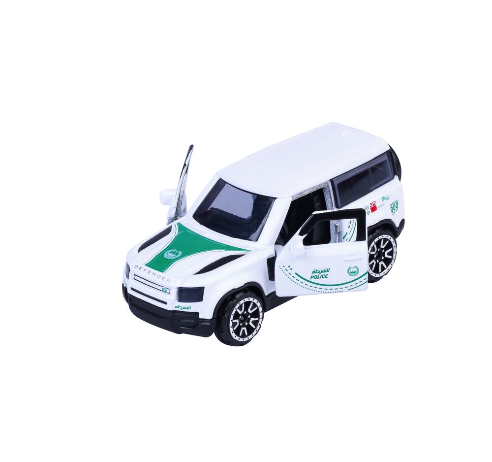 Majorette - Deluxe Series Land Rover Defender 90 Dubai Police Die-Cast Car - Multicolor