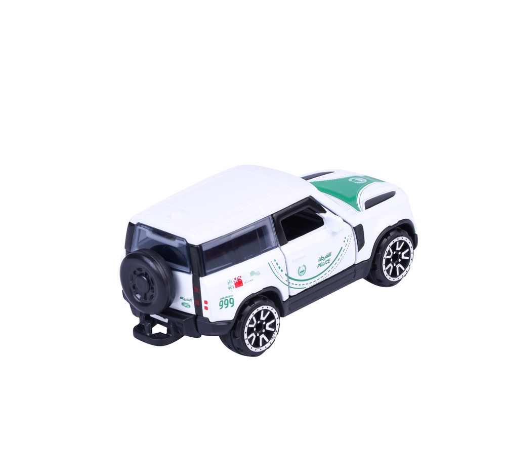 Majorette - Deluxe Series Land Rover Defender 90 Dubai Police Die-Cast Car - Multicolor