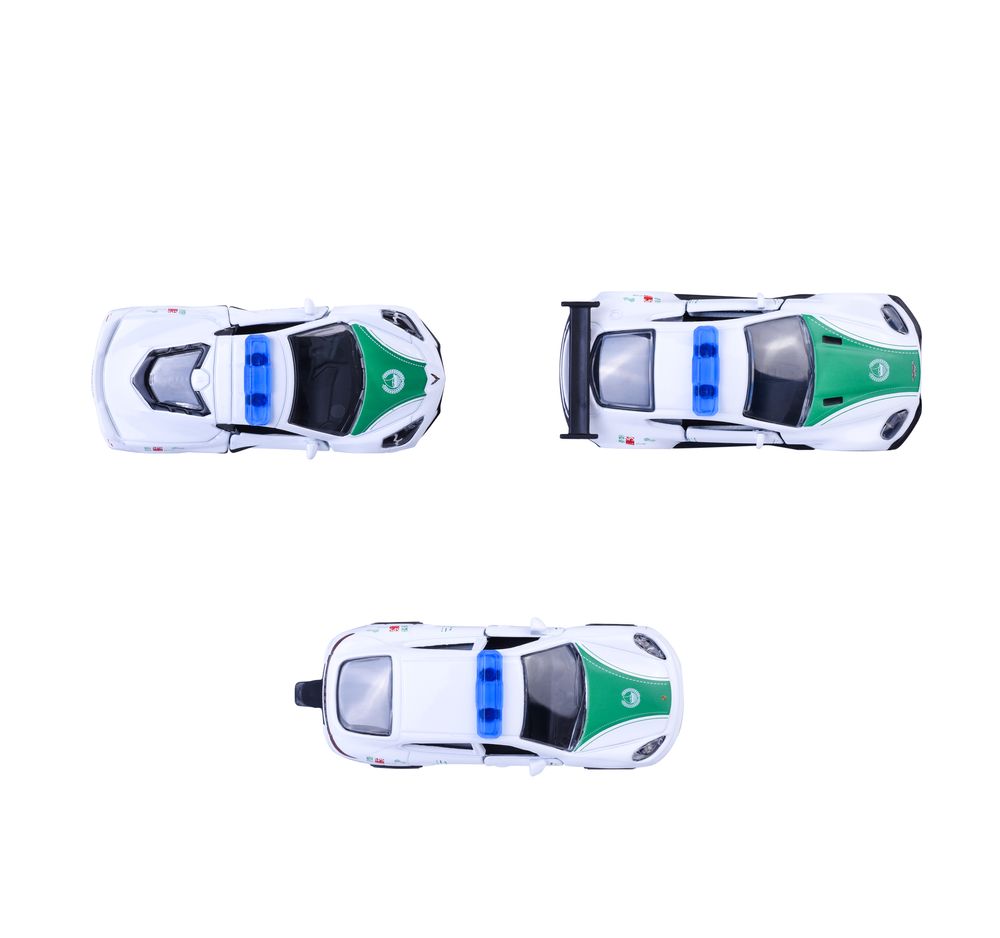 Majorette - Dubai Police Die-Cast Super Car Set - Multicolor - 3 Pcs