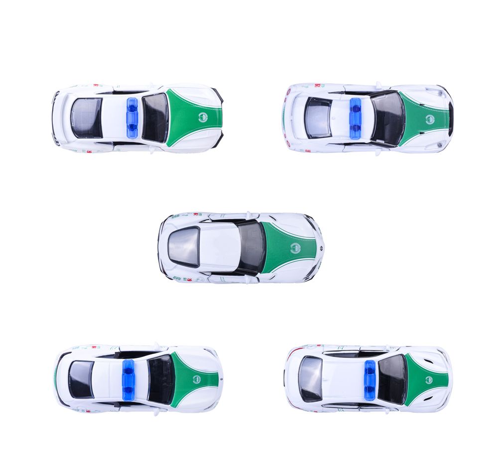 Majorette - Dubai Police Die-Cast Super Car Gift Set - Multicolor - 5 Pcs