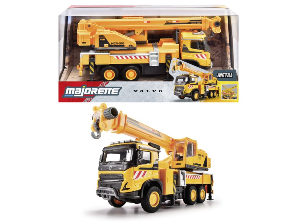Majorette - Volvo Fmx Truck Crane - 22 cm