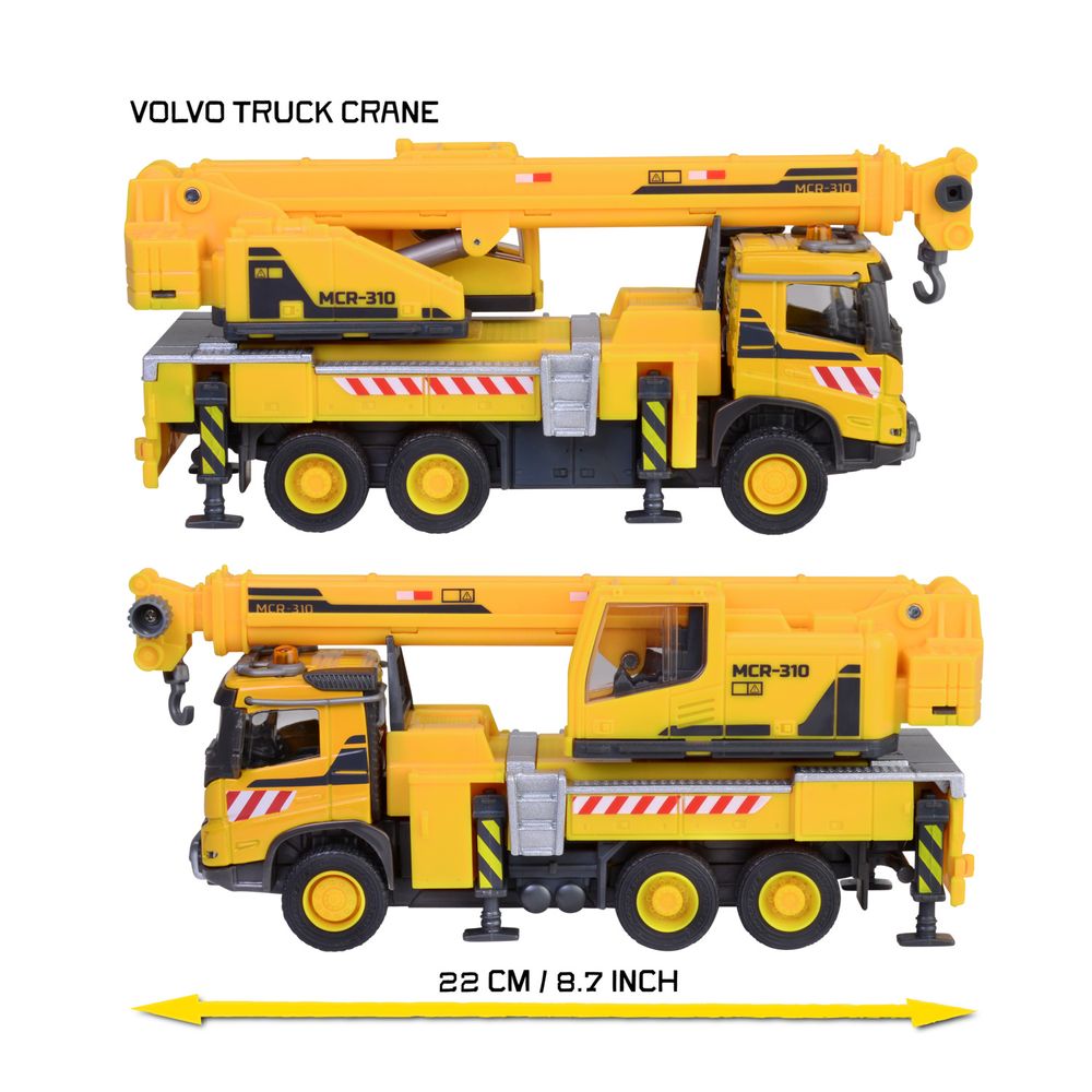 Majorette - Volvo Fmx Truck Crane - 22 cm