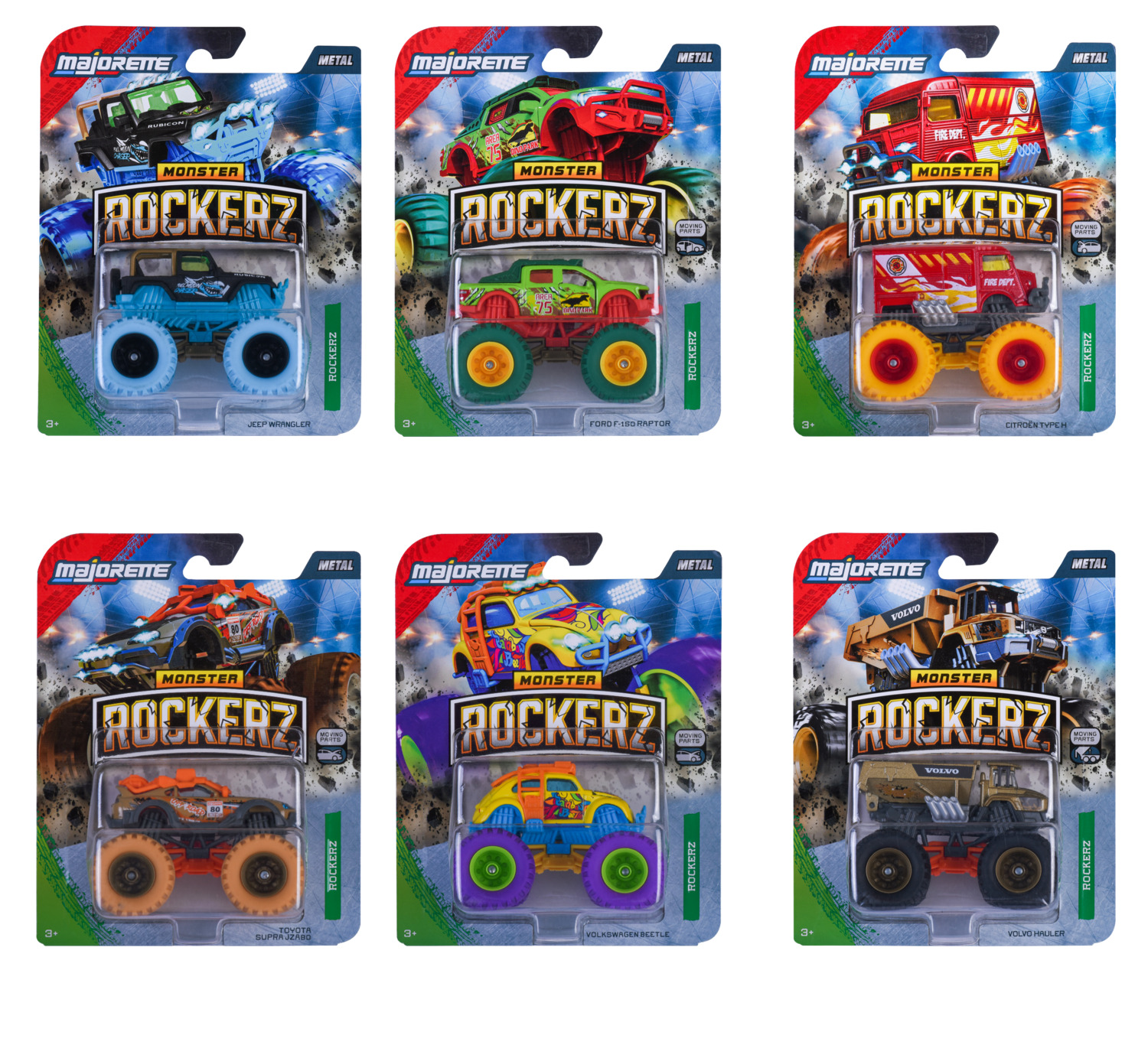 Majorette - Monster Rockerz Truck 1pc - Color May Vary