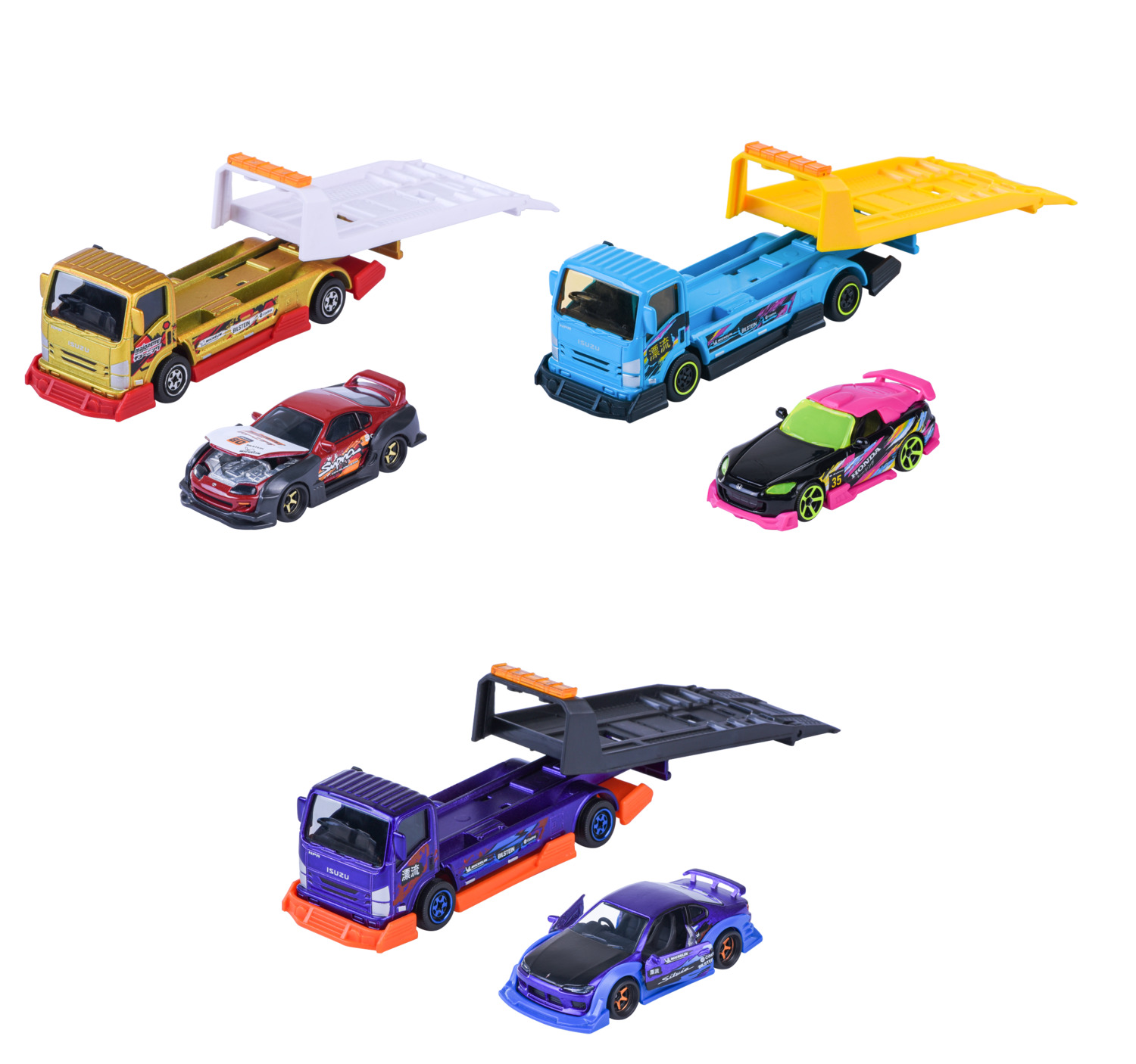 Majorette - JDM Legends Transporter 2pc-Set - Style May Vary