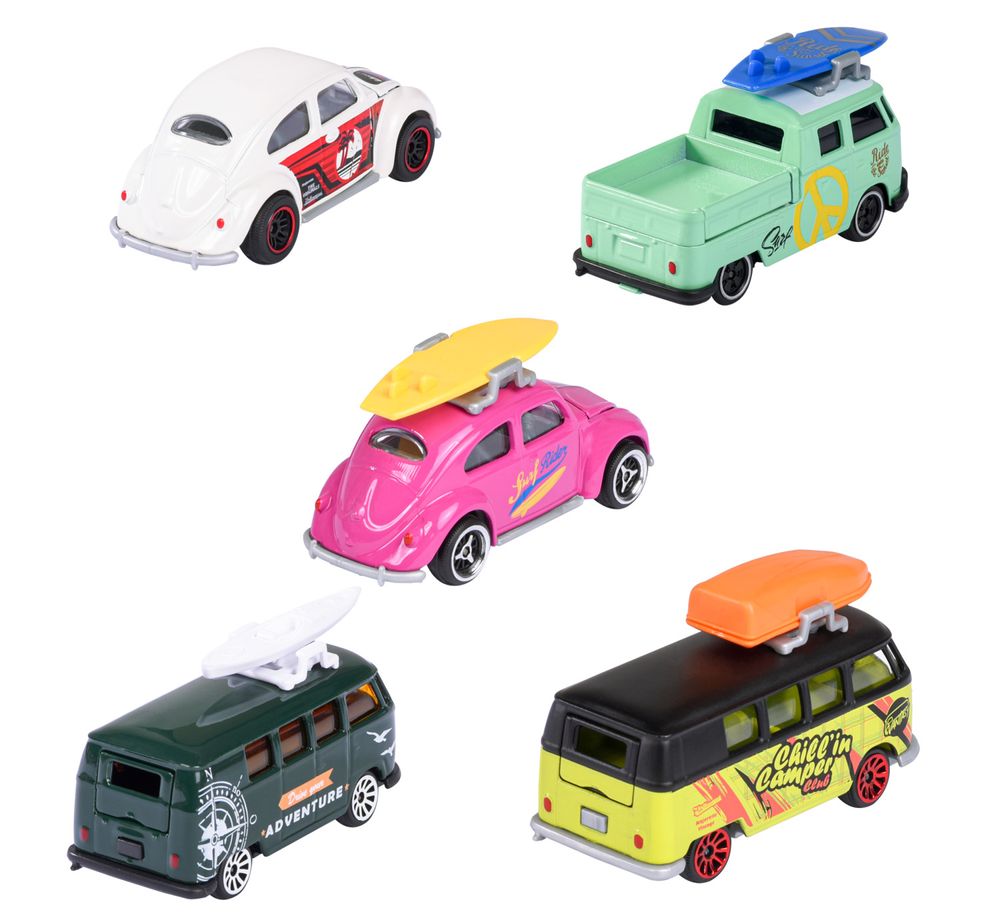 Majorette - Volkswagen 5 Diecast Model Cars