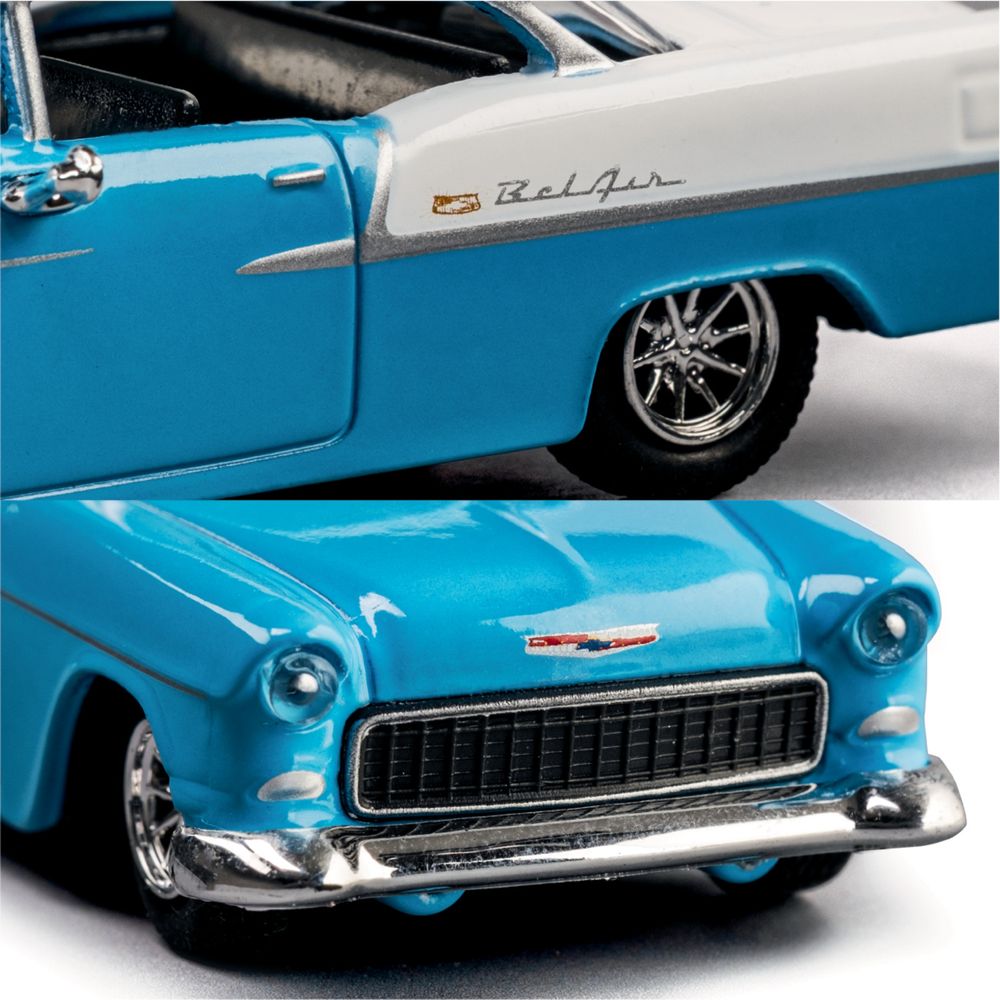 Majorette - Collection 1955 Chevrolet Bel Air Diecast Model Car - Blue