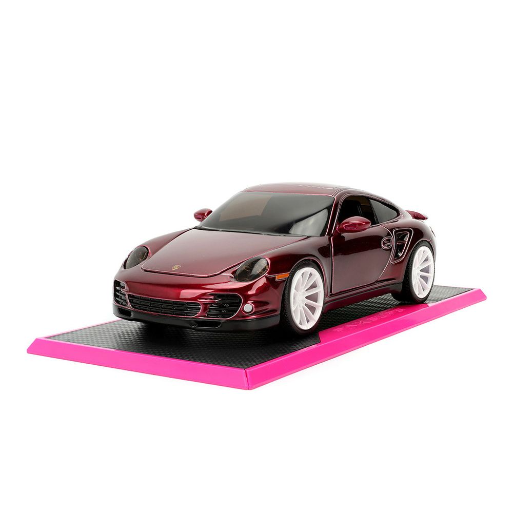 Jada - 1/24 Pink Slips 2007 Porsche 911 Die-Cast Car With Base