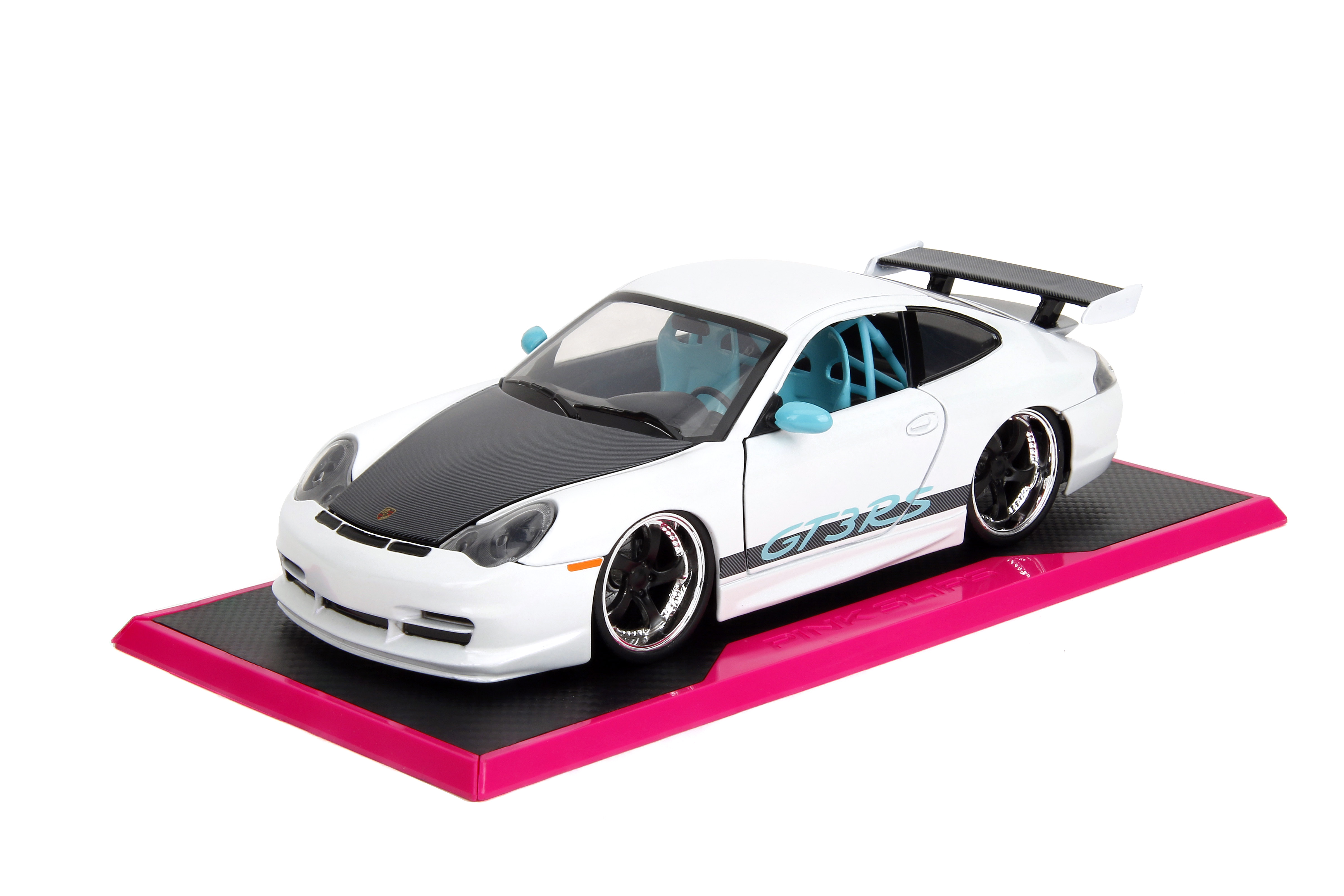 Jada - Pink Slips Porsche 911 GT3 RS Die-Cast Car With Base - Multicolor