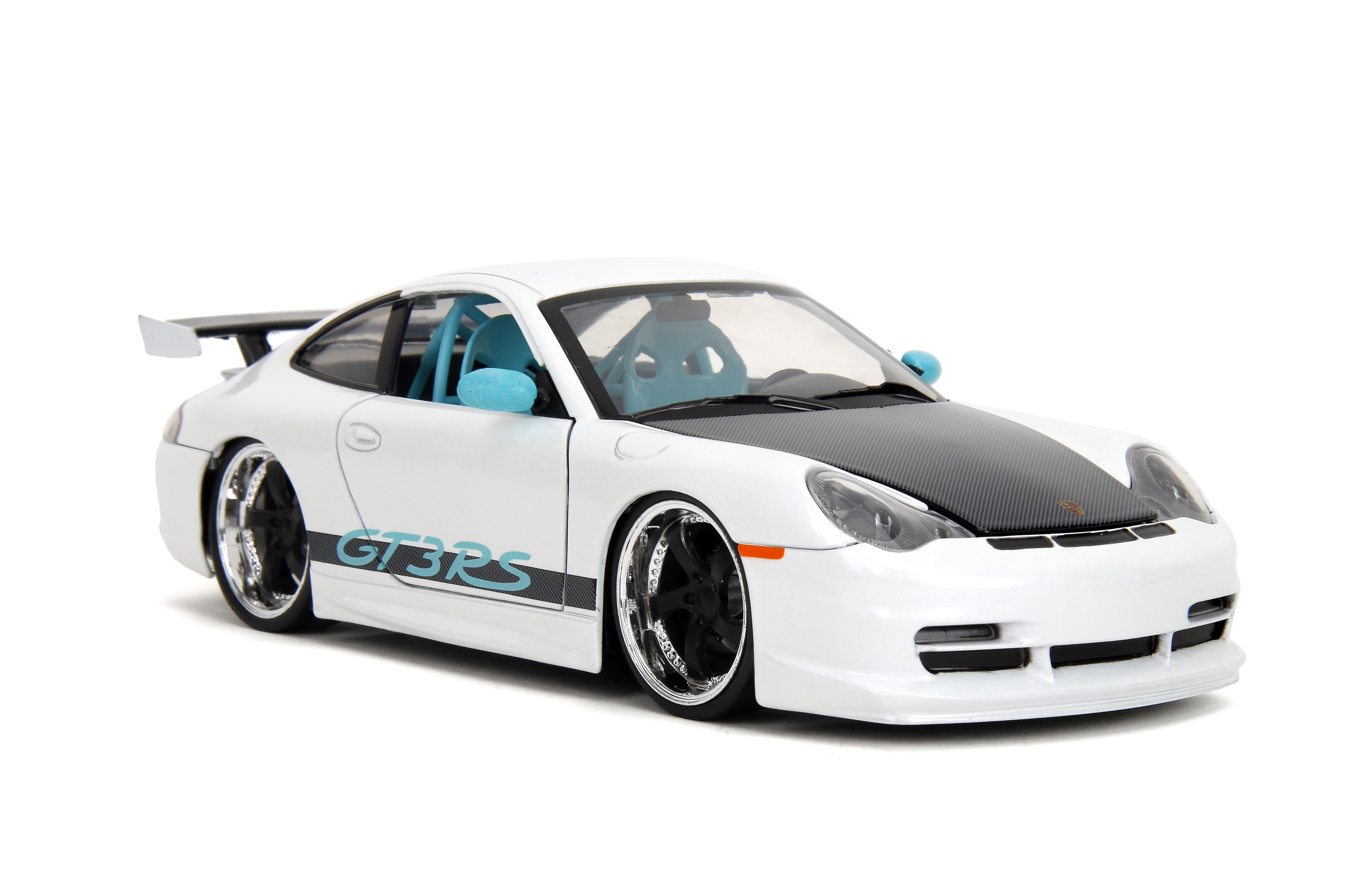 Jada - Pink Slips Porsche 911 GT3 RS Die-Cast Car With Base - Multicolor