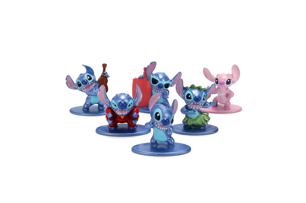 Jada - Disney Stitch & Lilo Nano Figures - 4 cm - 6 Pcs