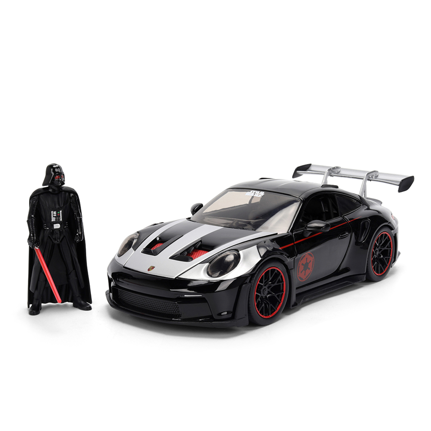 Jada - Star Wars Darth Vader & Porsche 911 GT3 RS Die-Cast Playset - Black - 2 Pcs