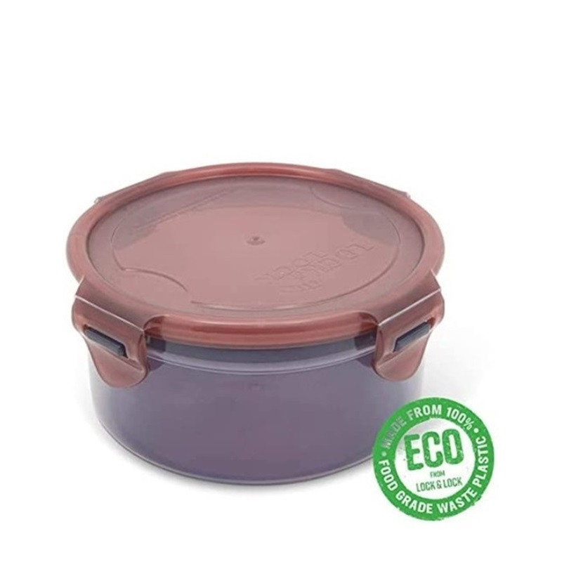 LocknLock - Eco-Friendly Airtight Round Food Container - 600ml - Color May Vary