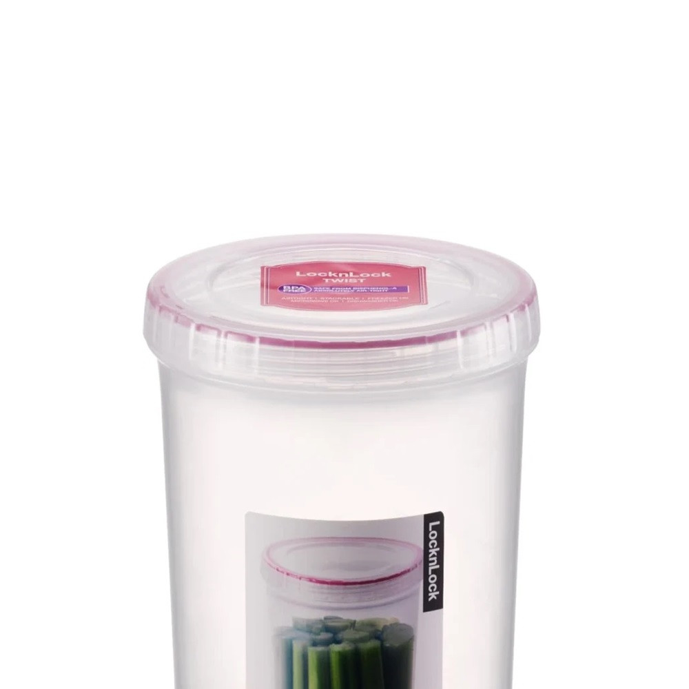 LOCK&LOCK - BPA-Free Airtight Freezer & Dishwasher Safe Twist Food Container 1.3L