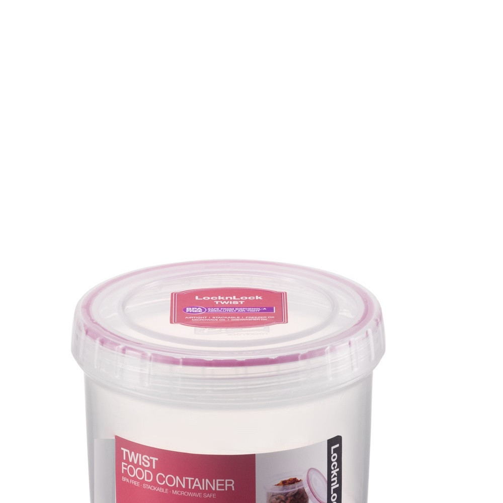 LOCK&LOCK - BPA-Free Airtight Seal Freezer & Dishwasher Safe Twist Food Container 360ml