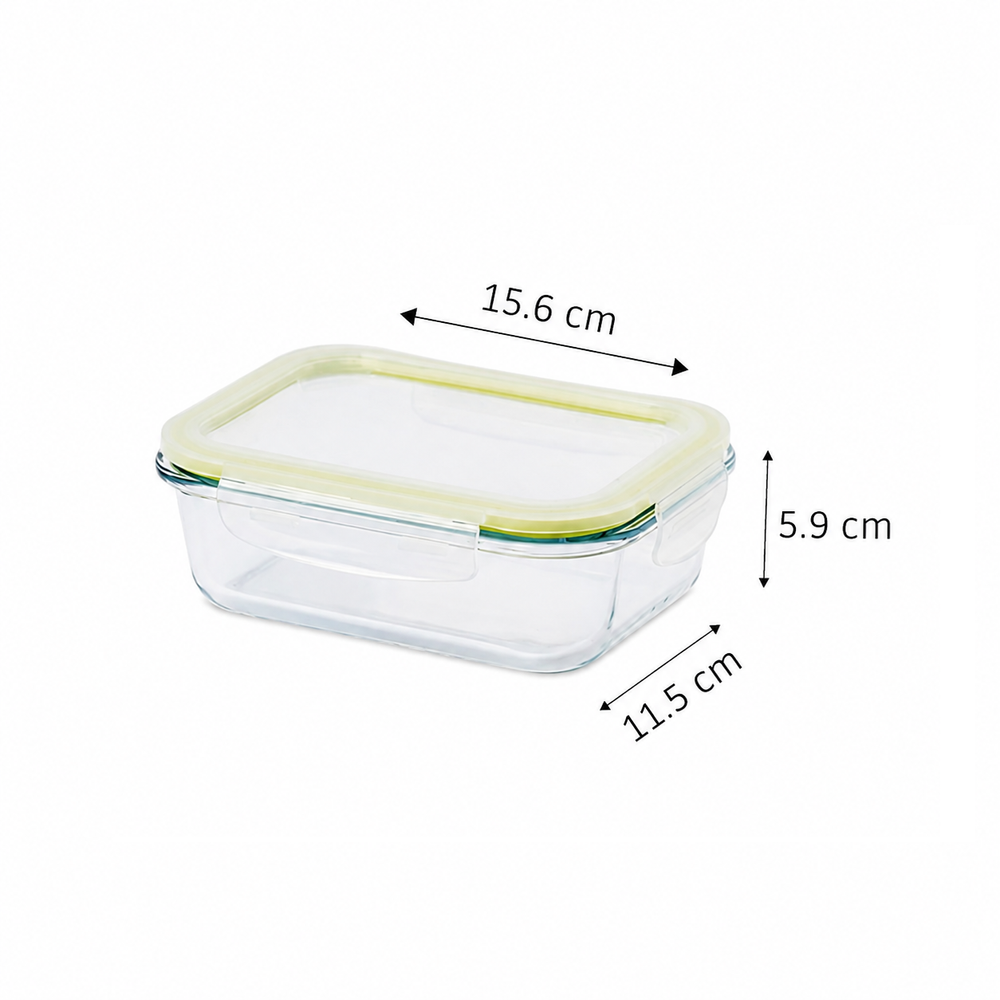 Locknlock - Fresh Glass Rectangular Container - 400 ml
