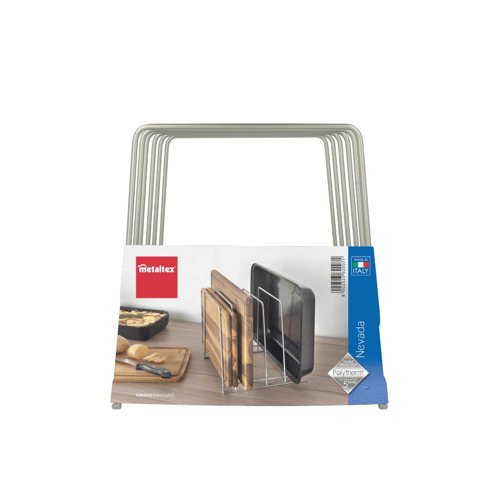 Metaltex - Tray & Cutting Board Holder Nevada - 5-Slot