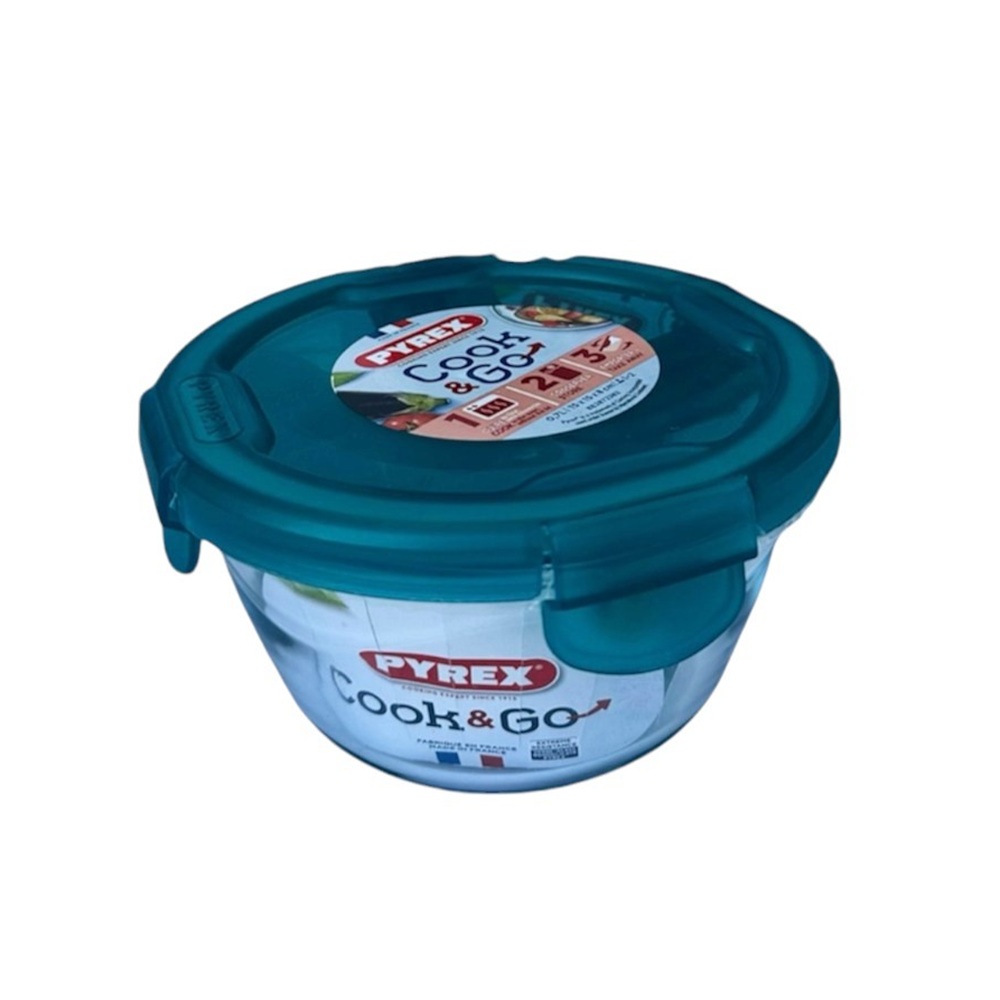 Pyrex - Cook And Go Storage Dish With Airtight Lid - 700 ml