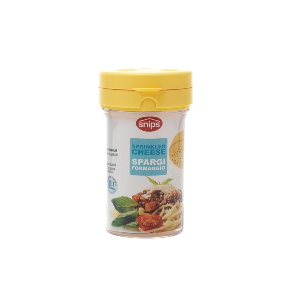 SNIPS - Cheese Sprinkler with Freshness Lid - Yellow - 300gm