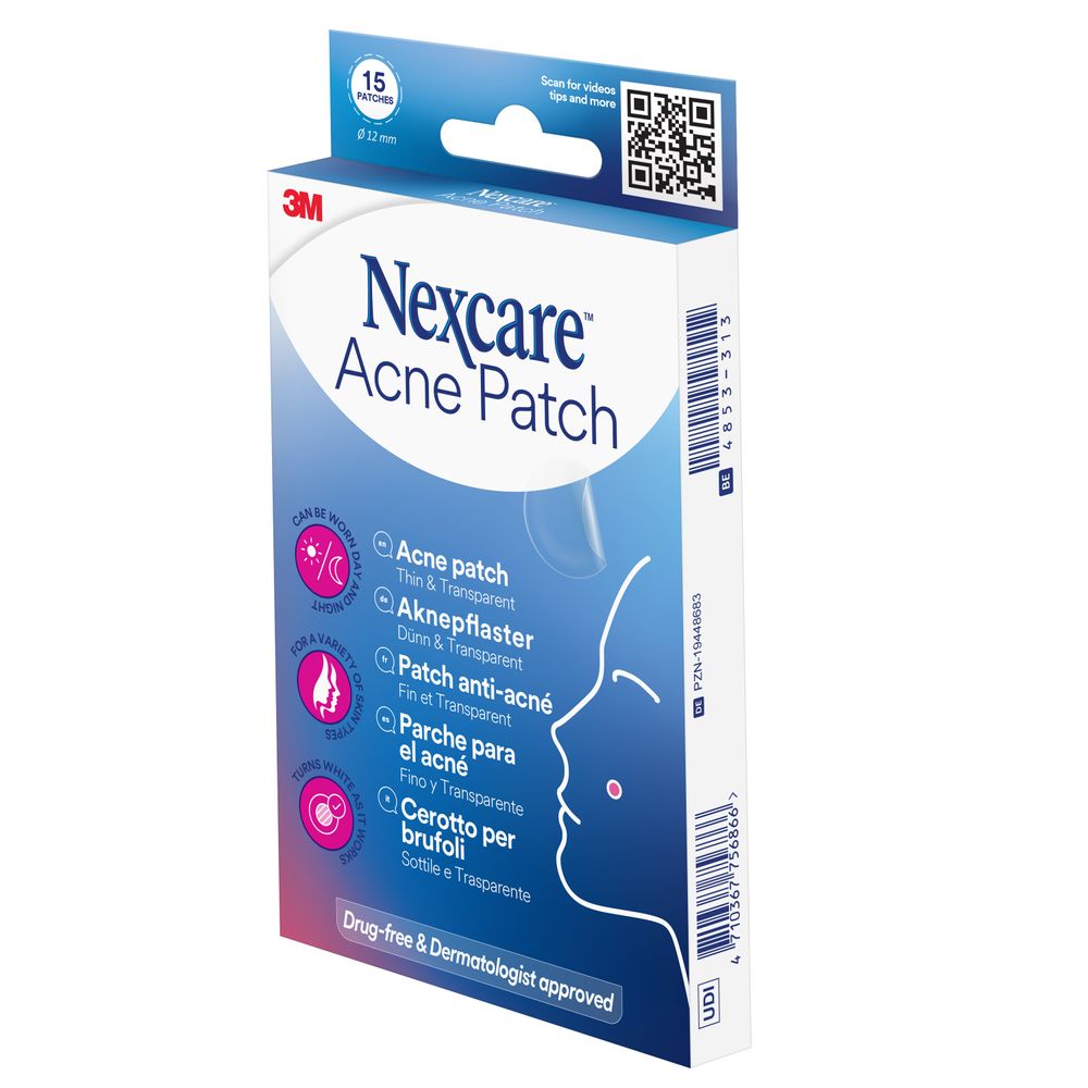 Nexcare - Thin Acne Patch - 15 Pcs