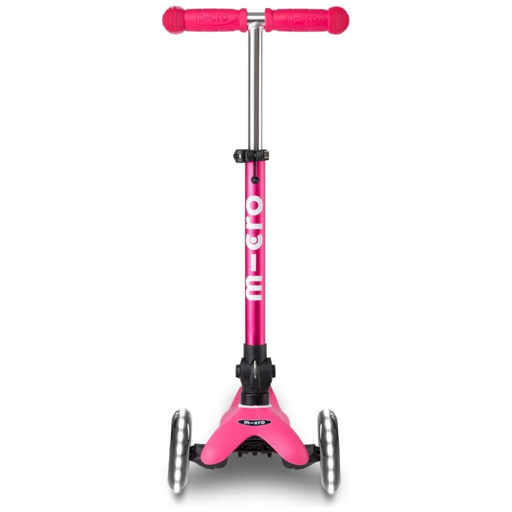 Micro Mini Deluxe Foldable LED Manual Scooter