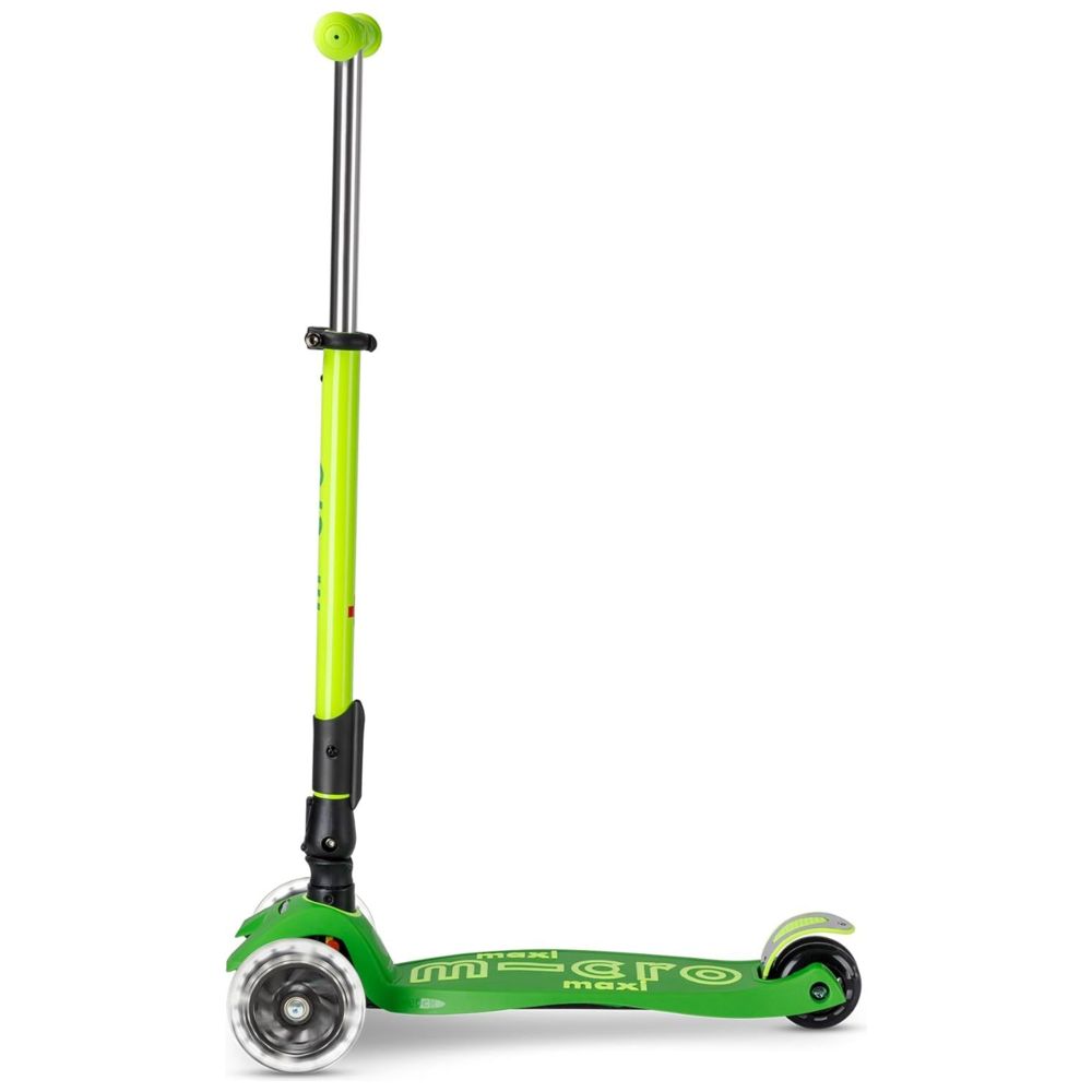 Micro Maxi Deluxe Foldable Neon LED Manual Scooter