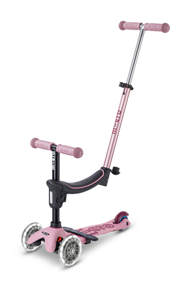 Micro - Mini2Grow Deluxe Magic LED 2.0 Scooter - Dusty Rose