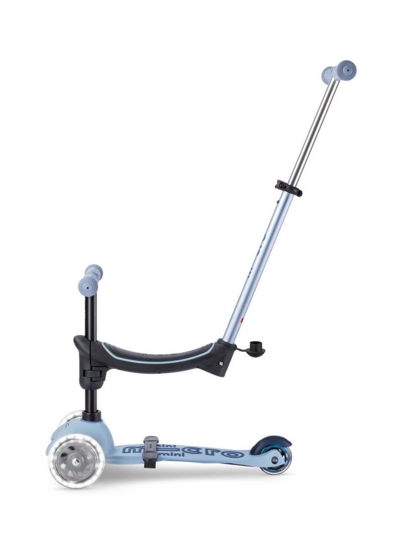Micro - Mini2Grow Deluxe Magic LED 2.0 Scooter - Ocean Slate
