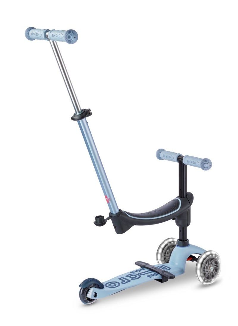 Micro - Mini2Grow Deluxe Magic LED 2.0 Scooter - Ocean Slate