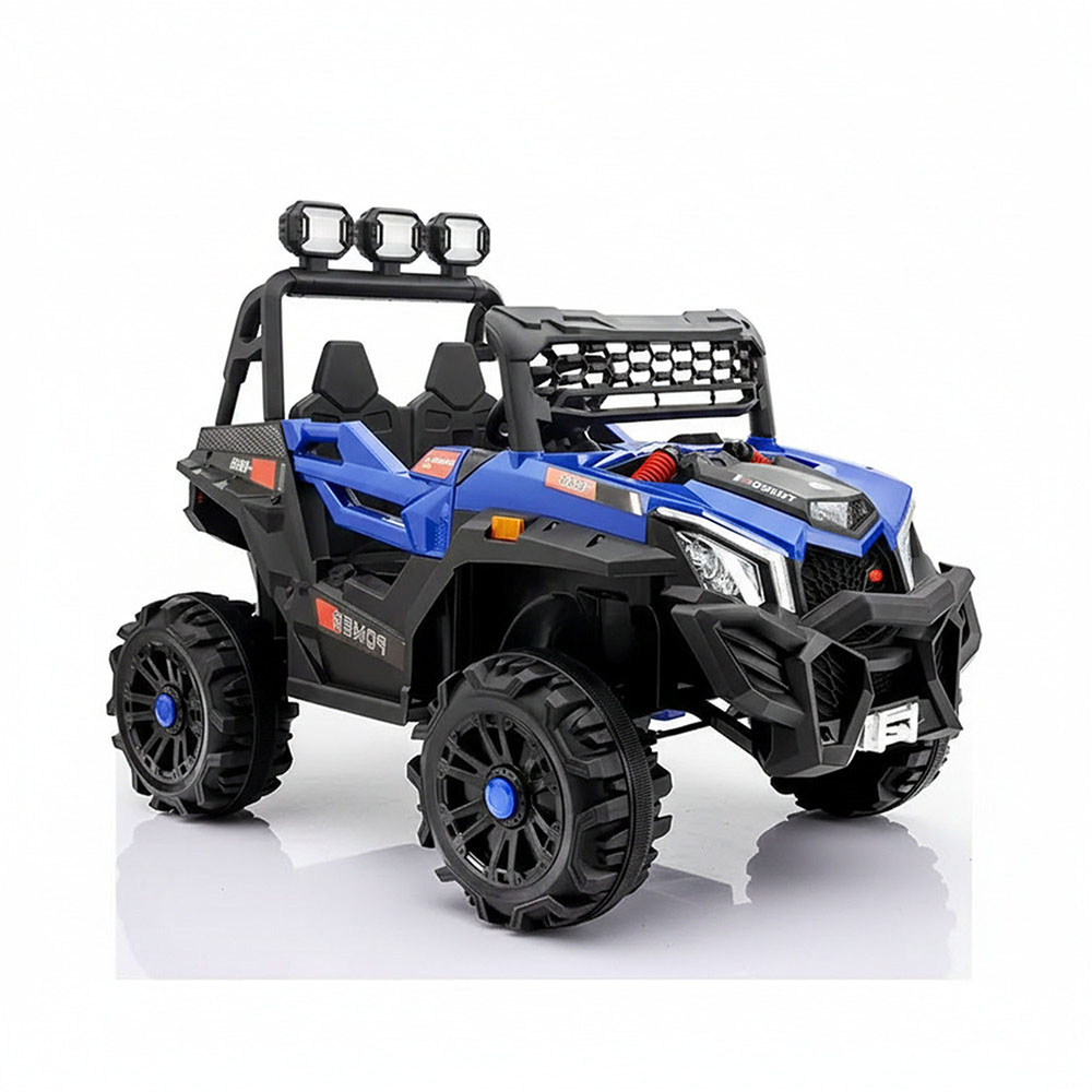 Myts - Kids 4×4 Electric RC Ride‑On Jeep With LED Lights And Music - 12 V