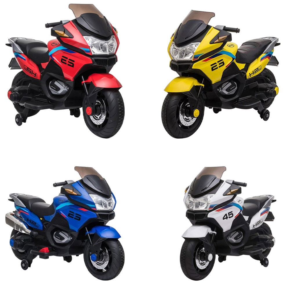 Myts Kids Electric Ride-On Motorcycle With Dual Motors - 12 V