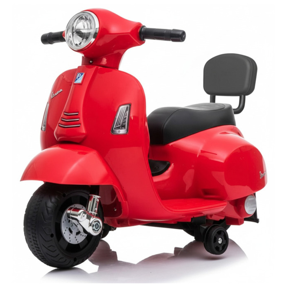 Myts Kids Vespa Licensed Electric Ride-On Scooter With Lights And Music - 6 V - Color May Vary - 1 Pc