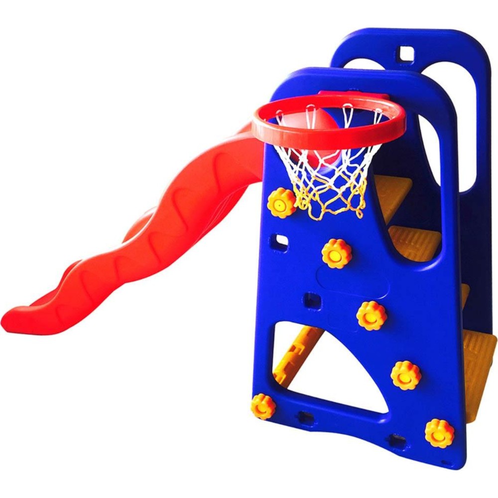 Myts Kids Outdoor Garden Slide With Climbing Steps