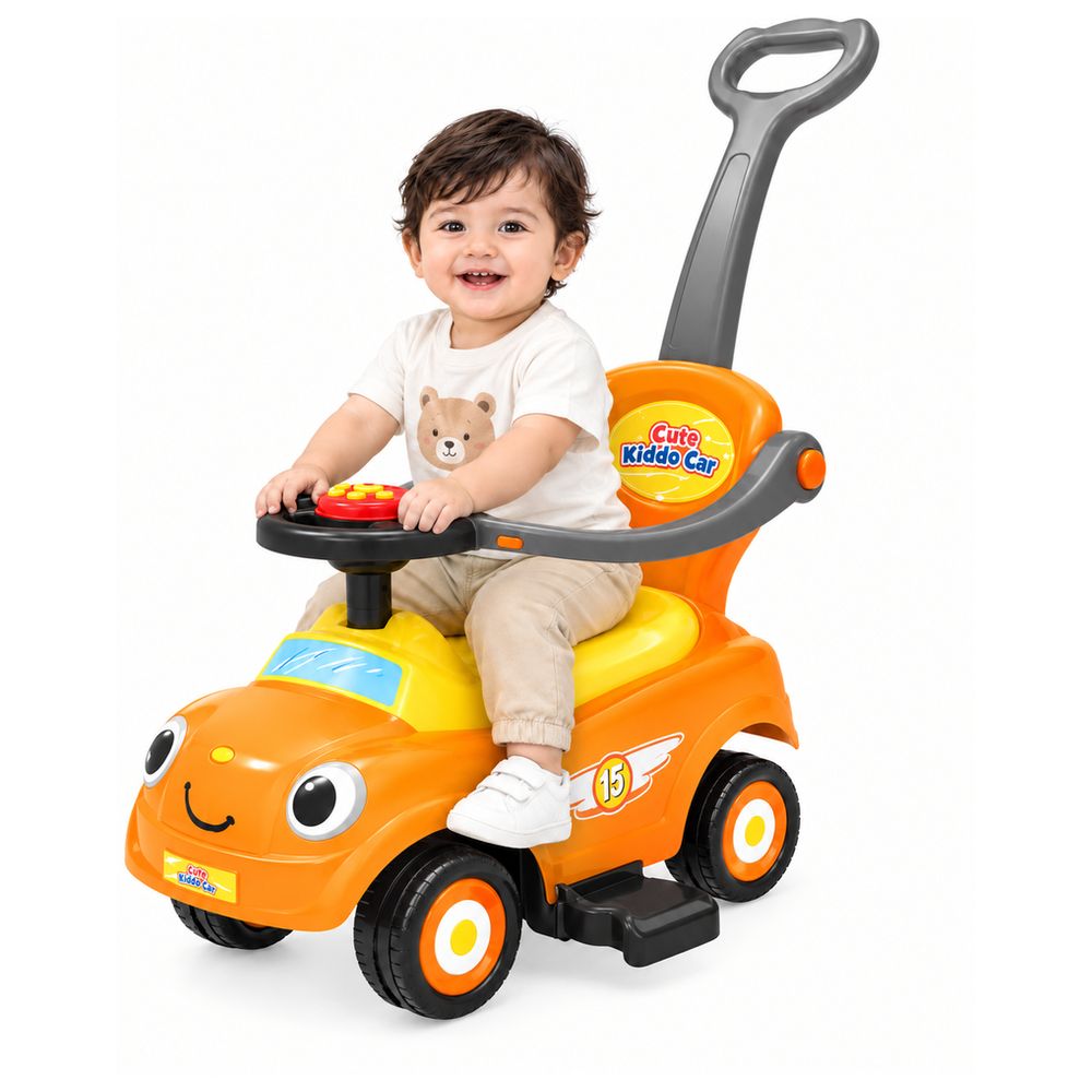 Myts - Kids Push Ride On Car With Parent Push Handle