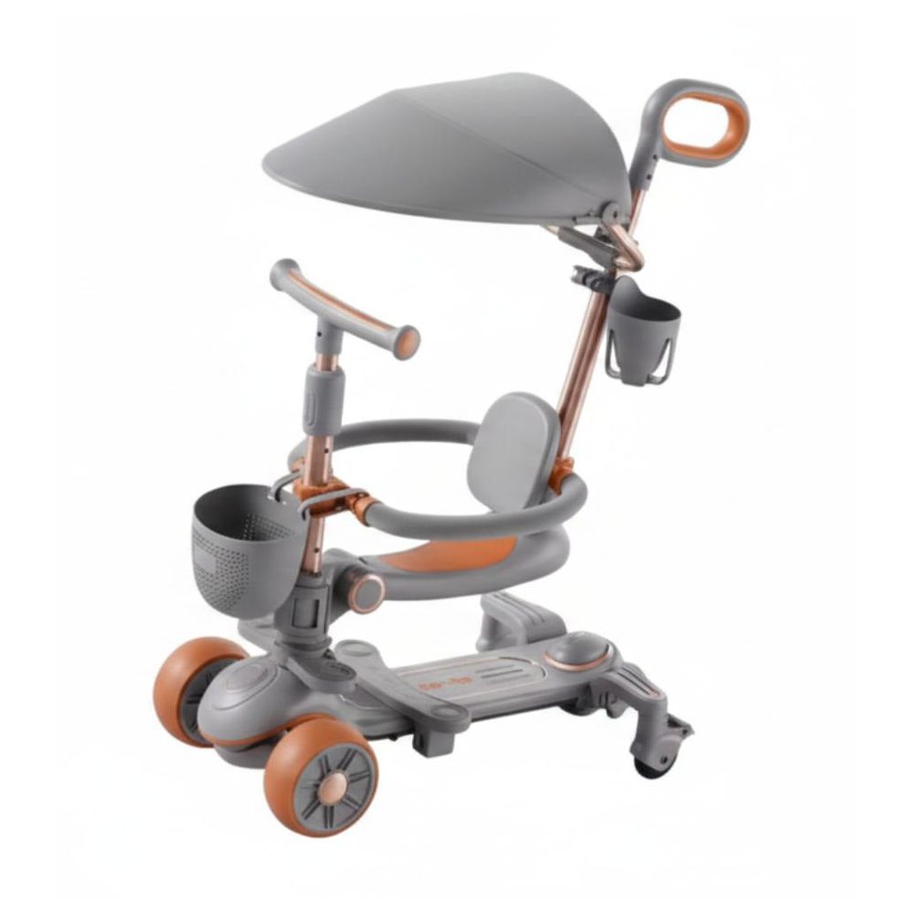 Myts 4-in-1 Kids Scooter With Safety Guard And Canopy - Color May Vary - 1 Pc