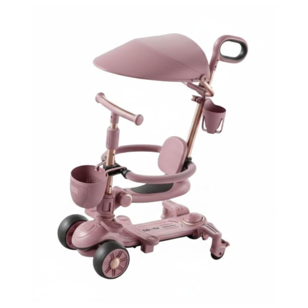 Myts 4-in-1 Kids Scooter With Safety Guard And Canopy - Color May Vary - 1 Pc