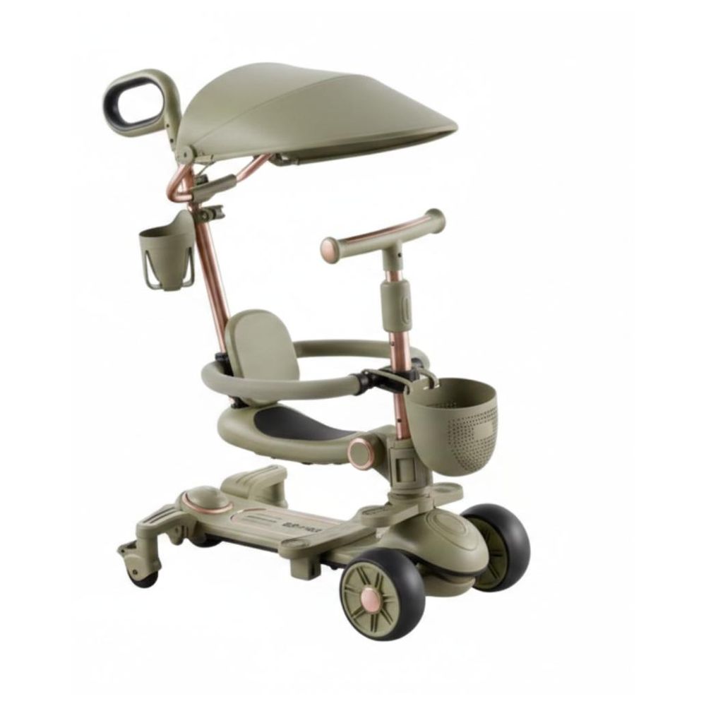 Myts 4-in-1 Kids Scooter With Safety Guard And Canopy - Color May Vary - 1 Pc