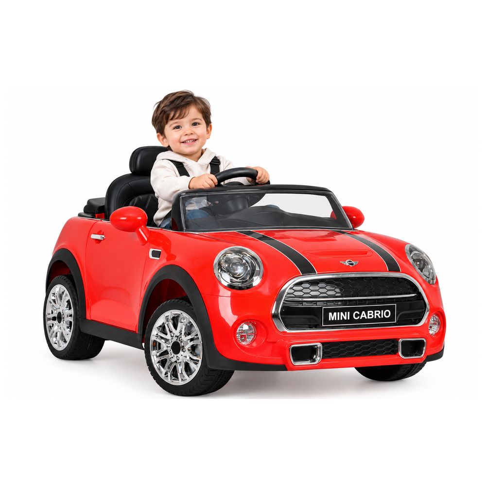 Myts - Remote Control Mini Cooper Cabrio Electric Ride-On Car - 12 V