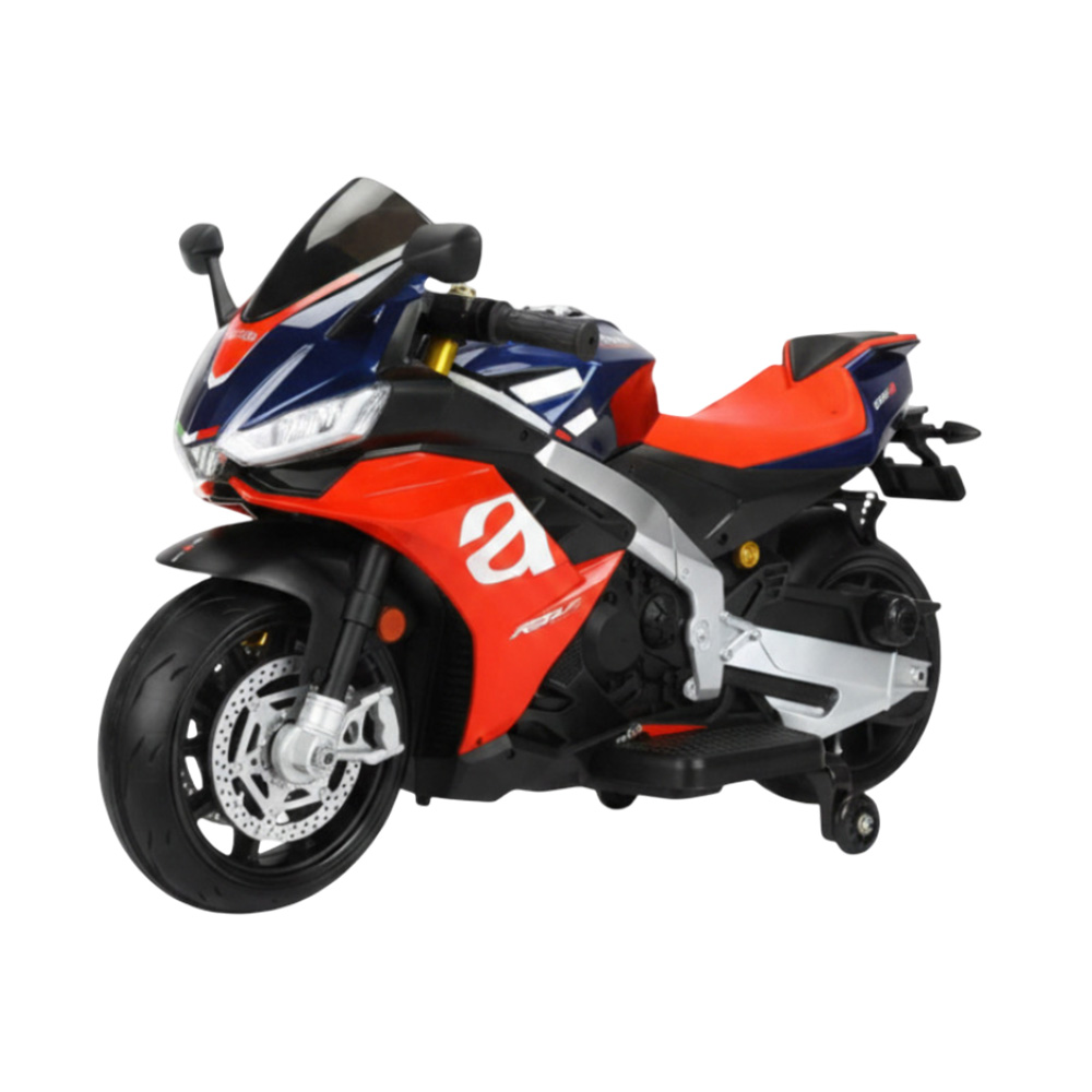 Myts Kids Aprilia RSV4 Electric Ride-On Motorcycle - Red/Black - 24 V