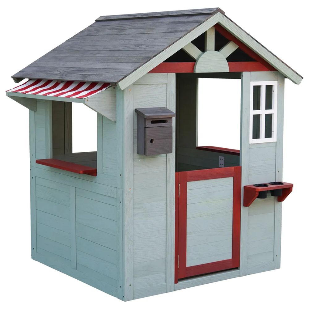 Myts - Wooden Kids Outdoor Garden Pretend Play Playhouse