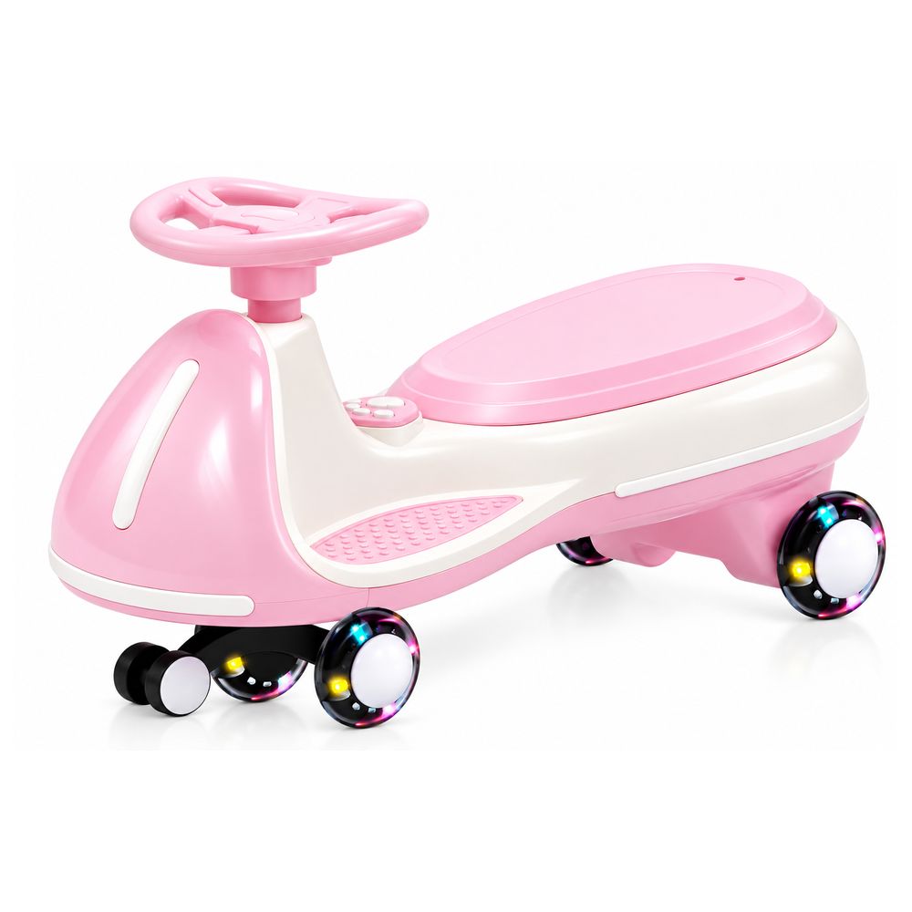 Myts - Kids Electric Swing Car - 12 V - Pink - Color May Vary - 1 Pc